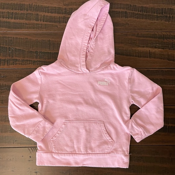 Puma Pink Hoodie Sweatshirt and Joggers Matching Set - Picture 2 of 10